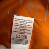 Lucky Brand Womens Orange Quilted Jacket Water-Resistant Durable Size L