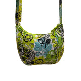 Vera Bradley Women’s Multicolor Quilted Floral Adjustable Strap Crossbody Bag