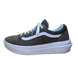 Vans Men’s Green & White Suede Canvas Low-Top Skateboarding Sneakers Size 11