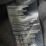 Tommy Hilfiger Mens Navy Full Zip Mock Neck Track Jacket Red Accents XL