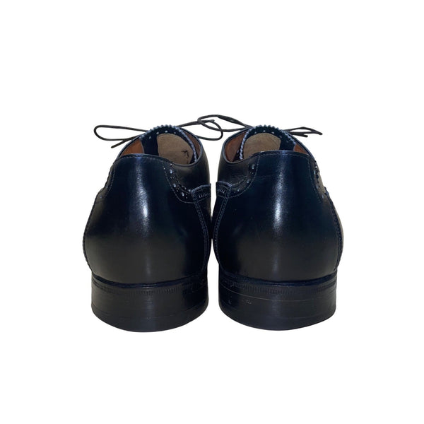 Brooks Brothers Men’s Black Leather Wingtip Oxford Dress Shoes Size 9B