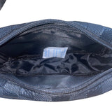 Yuma Unisex Black Checkered Adjustable Strap Fanny Pack Small Crossbody Bag