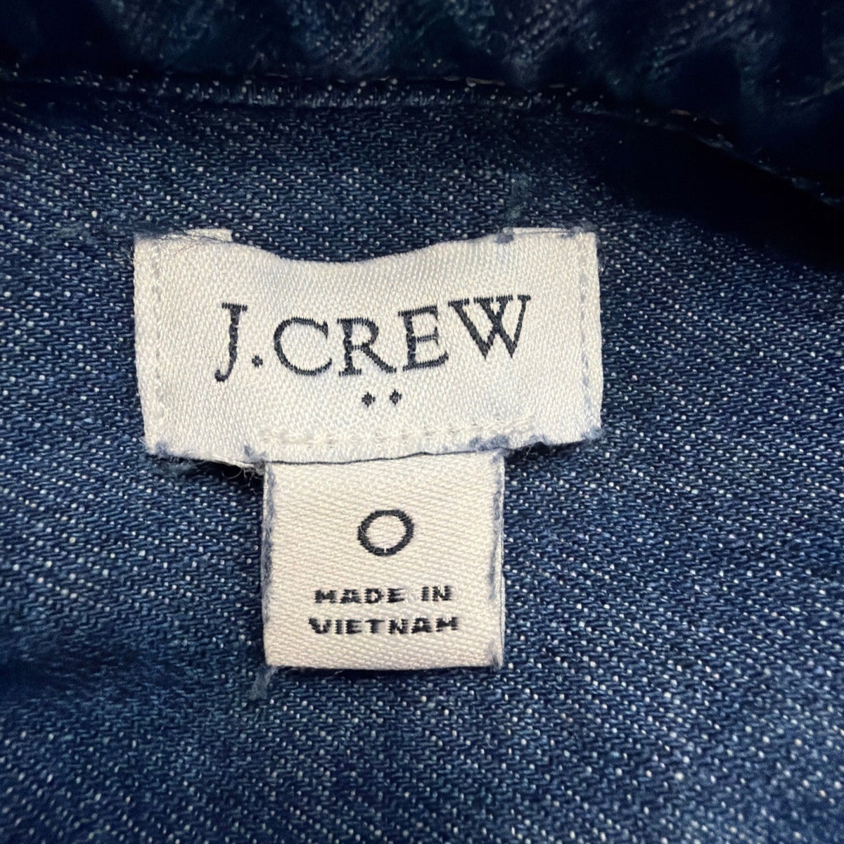 J. Crew Womens Blue Cotton Denim Belted Shirt Dress Pocket Detail Casual Size O