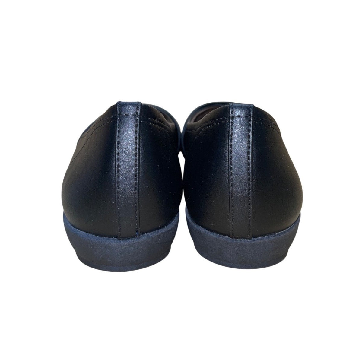 Natural Soul Women’s Black Slip-On All Thru Comfort Girly Flat Shoes Size 10M