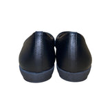 Natural Soul Women’s Black Slip-On All Thru Comfort Girly Flat Shoes Size 10M