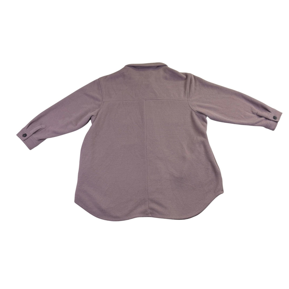 Maurices Womens Mauve Polyester Button-Up Shirt Oversized Relaxed Fit Size 2X