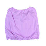 Loft Womens Purple Cotton Sleeveless Blouse With Elastic Hem Lightweight Size L