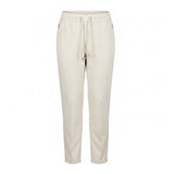 Lou & Grey Womens Ivory Polyester Blend Elastic Waist Jogger Pants Size XS
