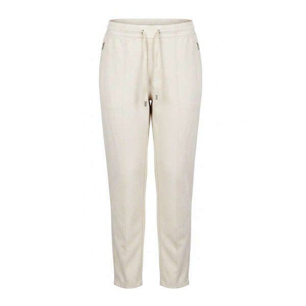 Lou & Grey Womens Ivory Polyester Blend Elastic Waist Jogger Pants Size XS