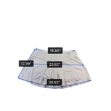 Nike Womens White Dri-FIT Polyester Spandex Pleated Athletic Skort Size Large