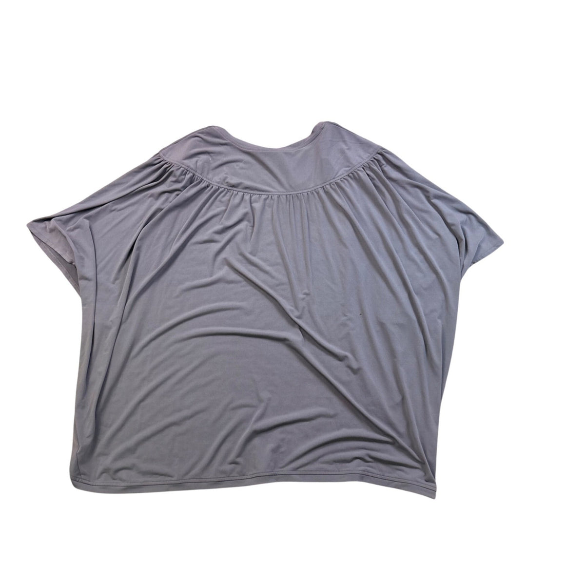 Fashion Bug Womens Gray Kimono Top Beaded Shoulder Size 3X