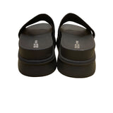 Colcci Womens Black Logo Strap Open Toe Slip-On Platform Sandals Size 7