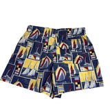 Abercrombie & Fitch Mens Multicolor Swim Trunk Nautical Print Mesh Lining  Sz XS