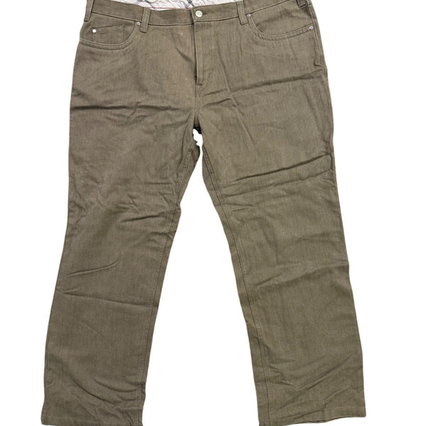 Kenneth Cole Mens Olive Straight-Leg PantsStylish & Comfortable Sz 42X30