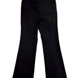 Banana Republic Womens Black Stretch Flare Pants The Sloan Fit Size 12