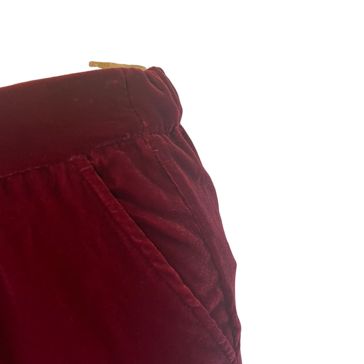GAP Red Velvet Pants Size 10 Petite Made In Indonesia New
