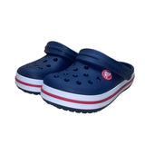 Crocs Kids Navy Blue Classic Rubber Clog Sandals Size C10
