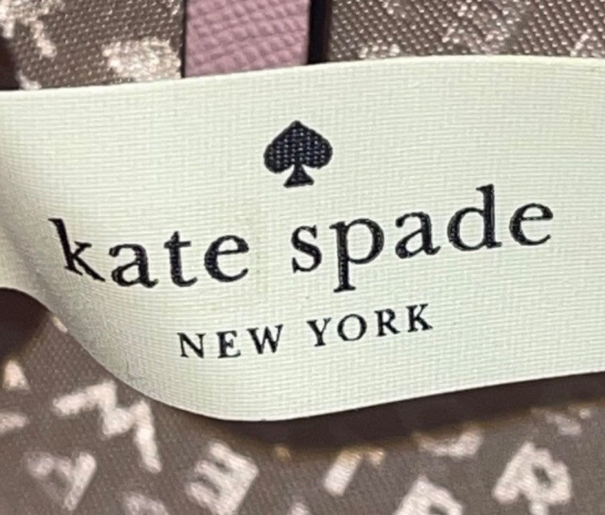 Kate Spade Women’s Pink Saffiano Leather Gold Chain Strap Flap Shoulder Bag