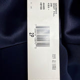 Jones New York Womens Navy Sleeveless Evening Dress Triacetate Blend Sz 2P - New