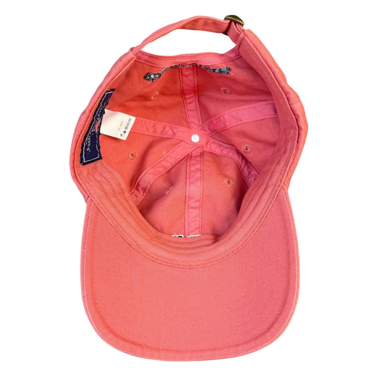 Vineyard Vines Unisex Pink Cotton Adjustable Baseball Cap Whale Logo