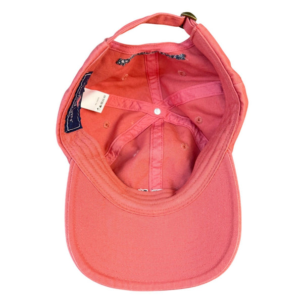 Vineyard Vines Unisex Pink Cotton Adjustable Baseball Cap Whale Logo