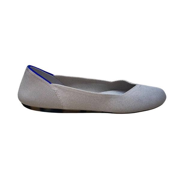 Rothys Women’s Gray & Blue Knit Recycled Material Ballet Flat Size W12