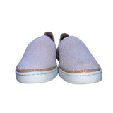 UGG Women’s Pink & Gold Knit Slip-On Sammy Flat Sneakers Size 7.5