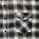 Men's Brown Plaid Button Up Long Sleeve Shirt Sz XXL