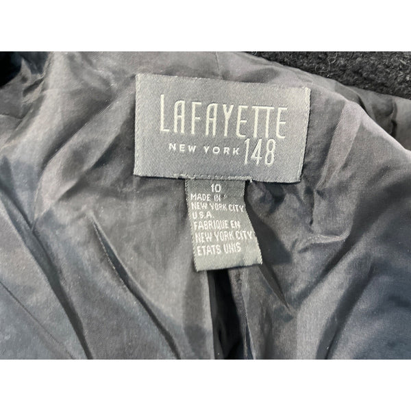 Lafayette Women's Black Wool Blazer Sz 10