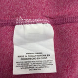 Nike Womens Pink Dri-Fit 3/4 Sleeve Zip Pullover Workout Shirt Sz  XL