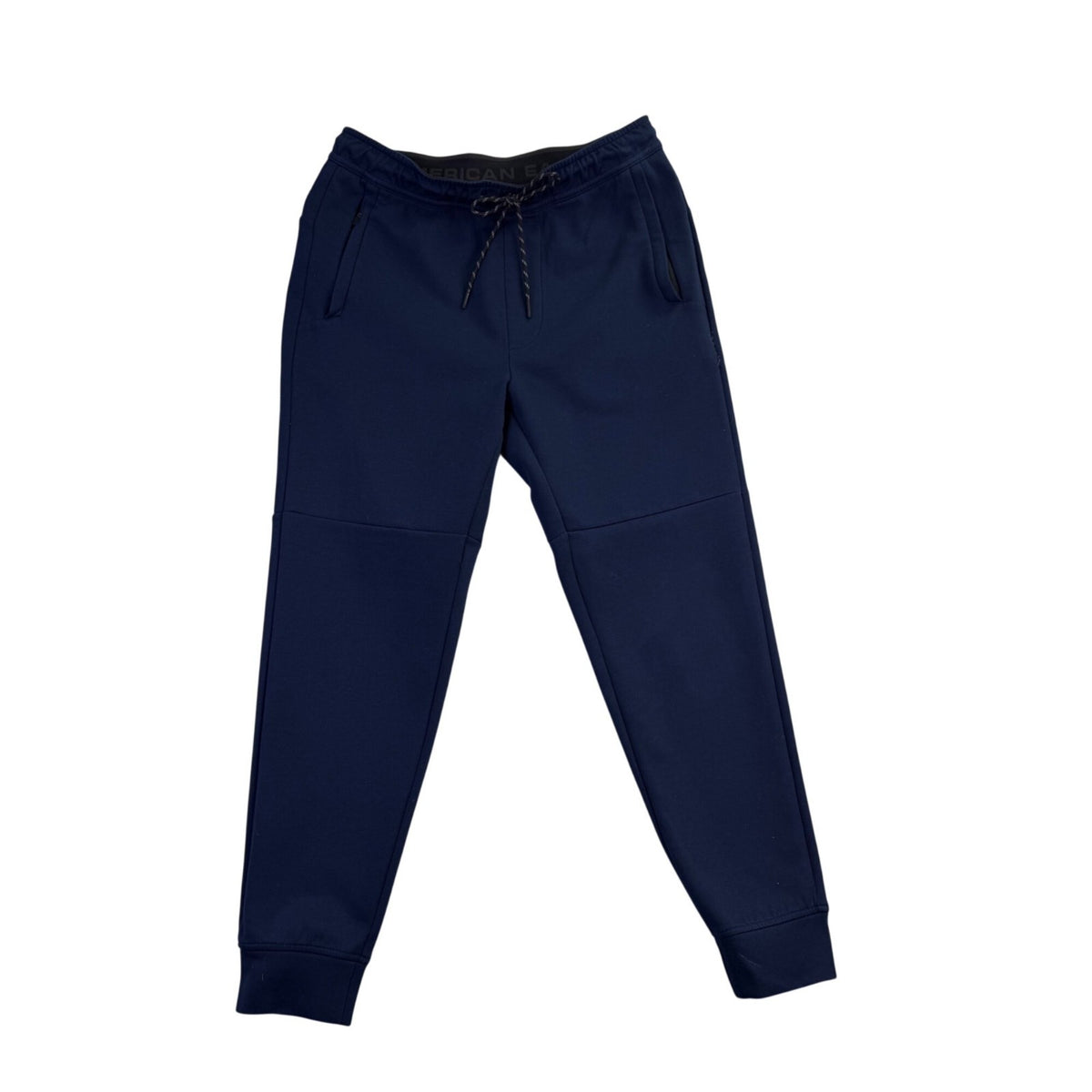 American Eagle Men Navy Elastic Jogger Pants Size S