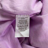 Loft Womens Purple Cotton Sleeveless Blouse With Elastic Hem Lightweight Size L