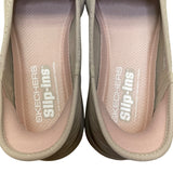 Skechers Women’s Taupe Slip-Ins Air-Cooled Memory Foam Flat Sneakers Size 11