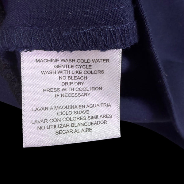 Jones Studio Womens Navy Dress With Belt Modest Yet Stylish Look Size 4