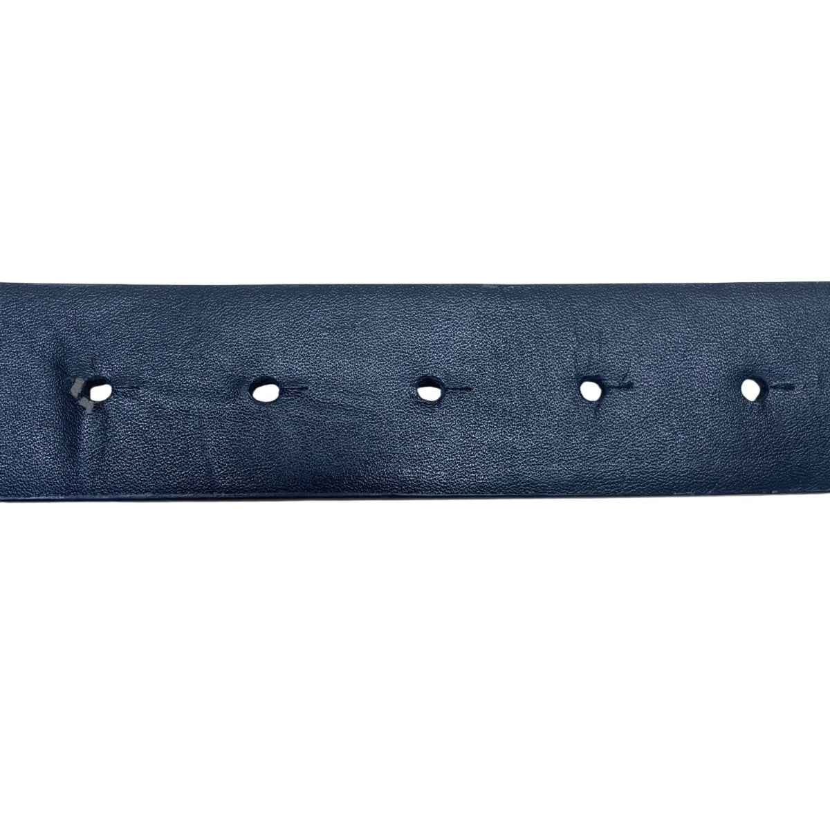Guess Mens Black Leather Logo Belt Adjustable Polished Plaque Textured Buckle
