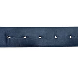 Guess Mens Black Leather Logo Belt Adjustable Polished Plaque Textured Buckle