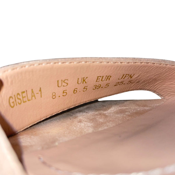 Dream Pairs Women’s Light Pink Suede Ankle Strap Gisela Heeled Sandals Size 8.5