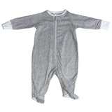 Gerber Toddler Baby Gray and White Jumpsuit 3 Piece Set Sz 0M