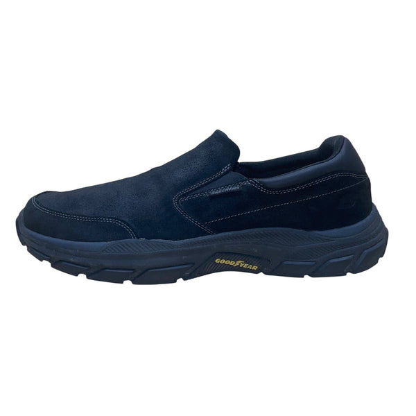 Skechers Men’s Black Slip-On Air-Cooled Memory Foam Goodyear Soles Size 15