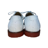 J. Murphy Men’s White Leather Moran Dress Oxford Shoes Size 10.5 M