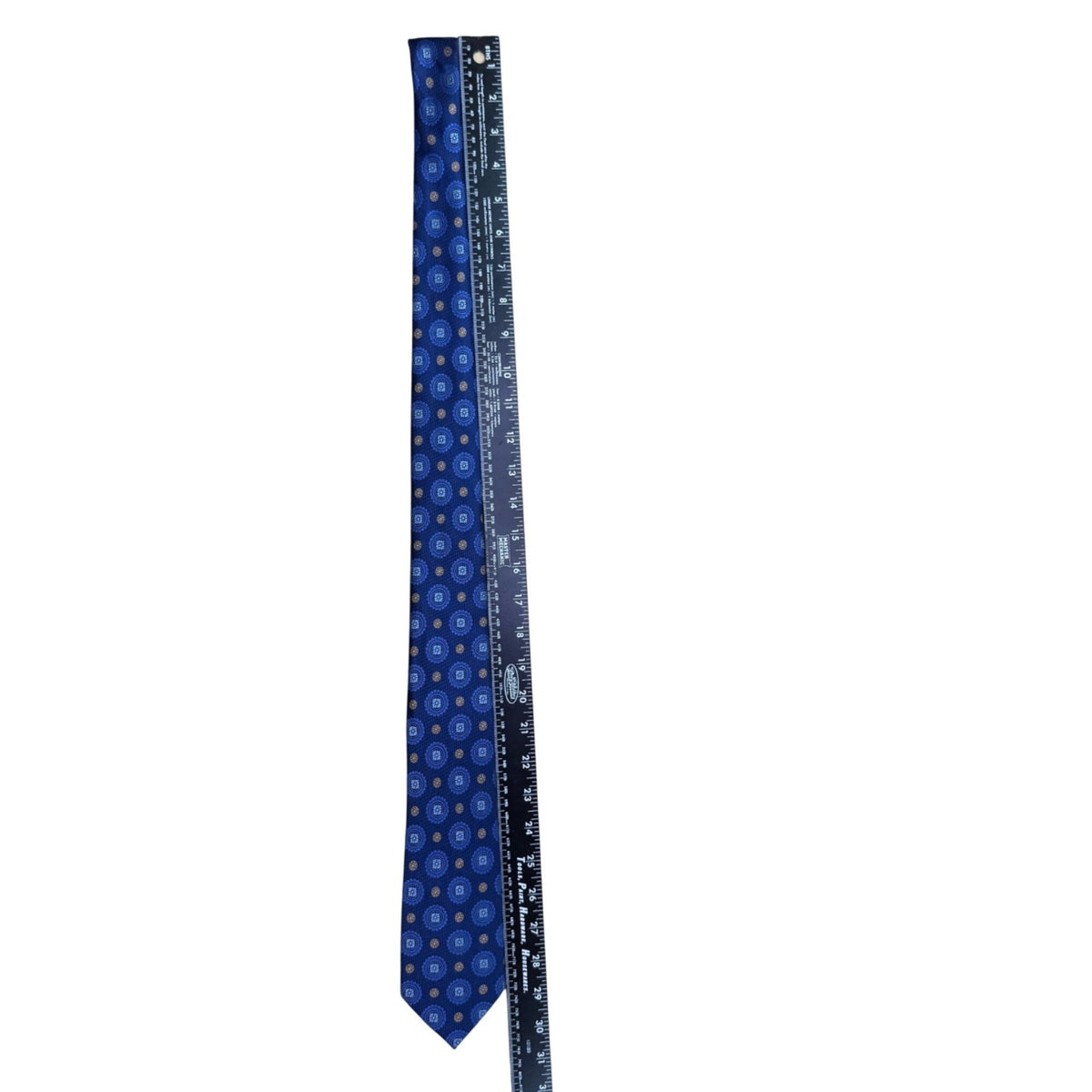 Jos A Bank Mens Blue Silk Patterned Tie Classic Style