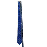 Jos A Bank Mens Blue Silk Patterned Tie Classic Style