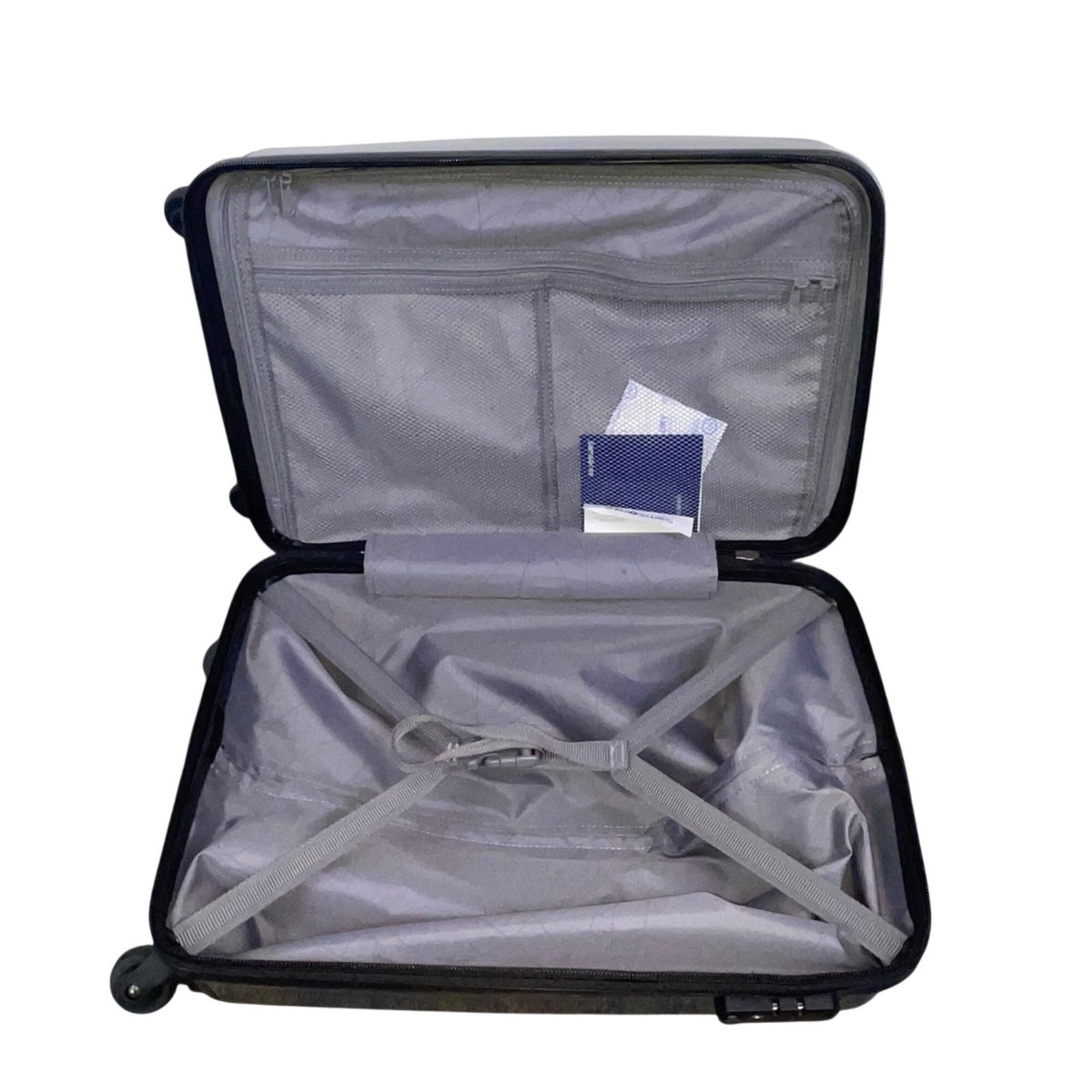 Samsonite Charcoal Hardshell TSA Lock Telescopic Handle Spinner Travel Luggage