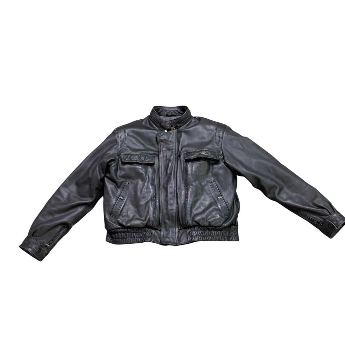 Firstgear Mens Black Nylon Motorcycle Jacket Riding Protective Outerwear Sz XL