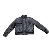 Firstgear Mens Black Nylon Motorcycle Jacket Riding Protective Outerwear Sz XL