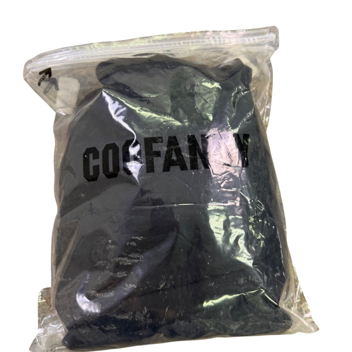 Coofandy Mens Black Hooded Pullover Sweatshirt Casual Style Size XL