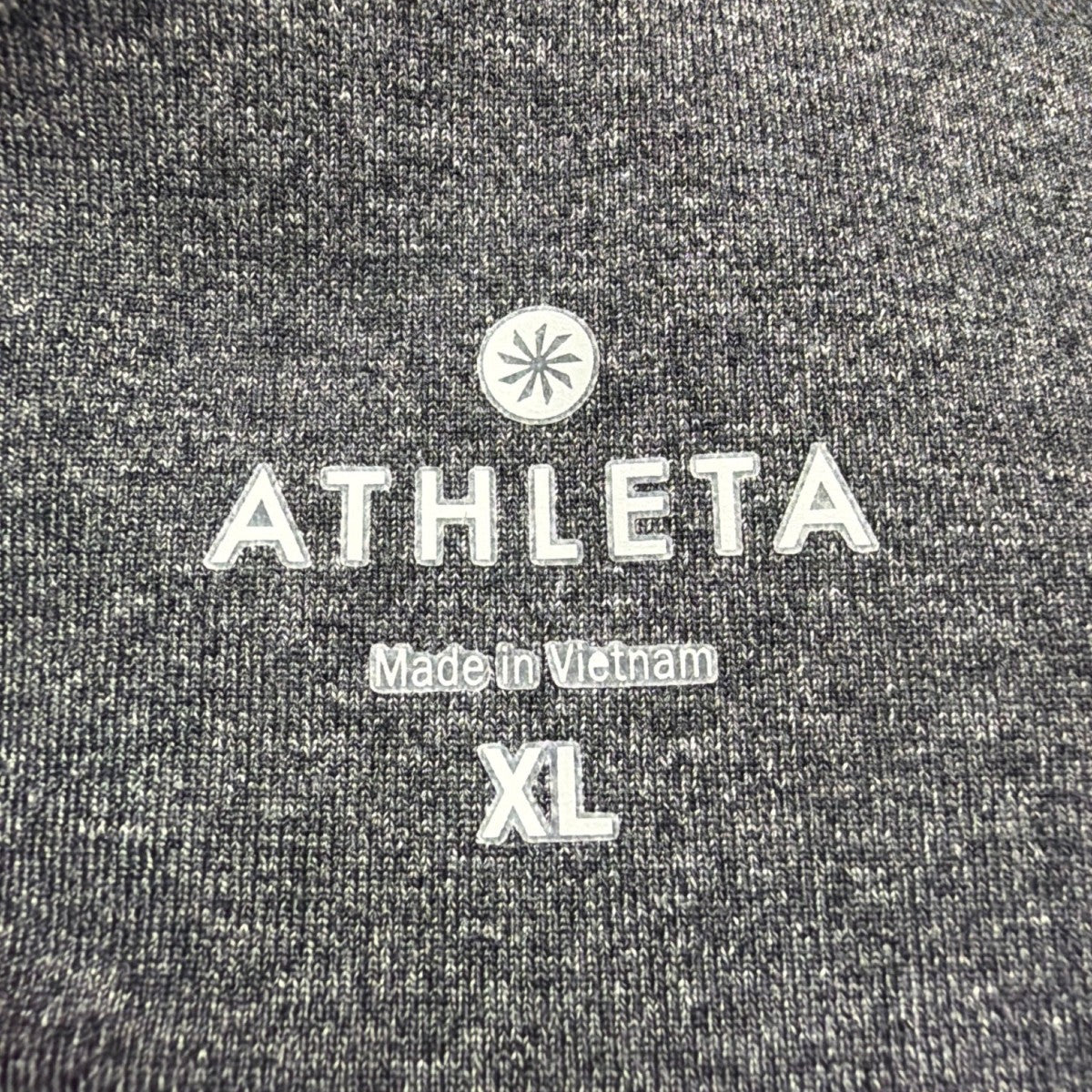 Athleta Womens Gray Nylon Blend Yoga Pants Flare Leg Stretch Activewear Size XL