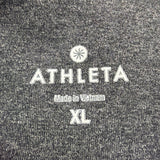 Athleta Womens Gray Nylon Blend Yoga Pants Flare Leg Stretch Activewear Size XL