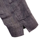 Banana Republic Womens Gray Linen Button-Up Blazer Jacket Size 0P