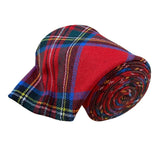 Ingles Buchan Men’s Red Wool Royal Stewart Plaid Necktie Scotland Traditional 3